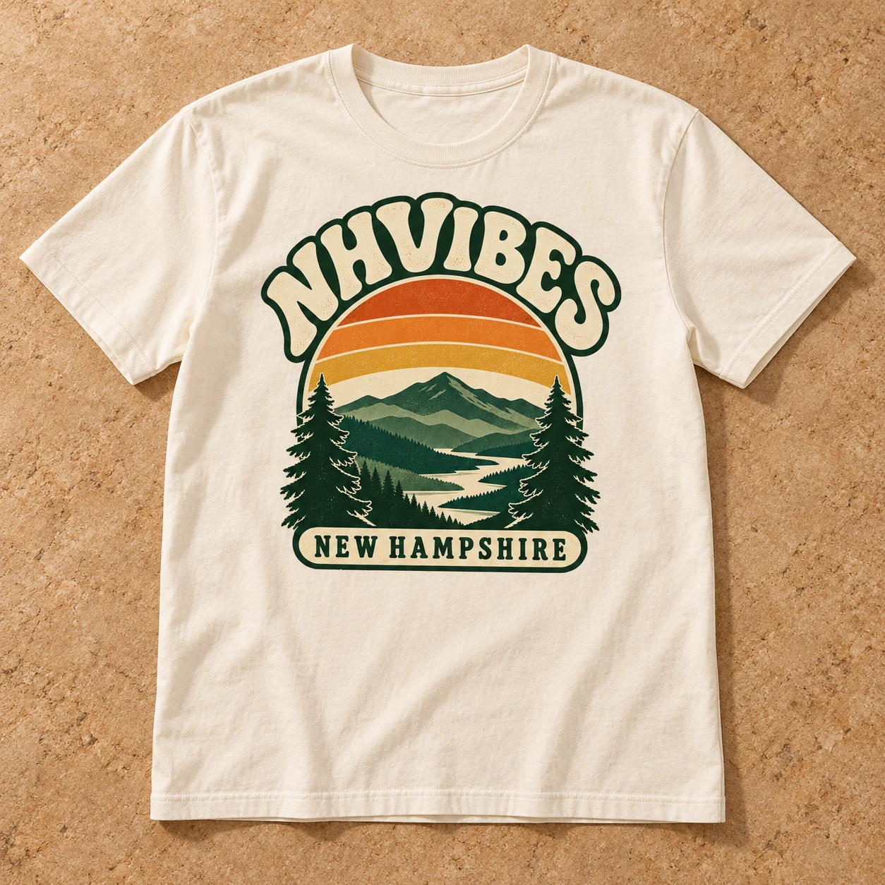 Illustrative t-shirt concept of Granite Groove